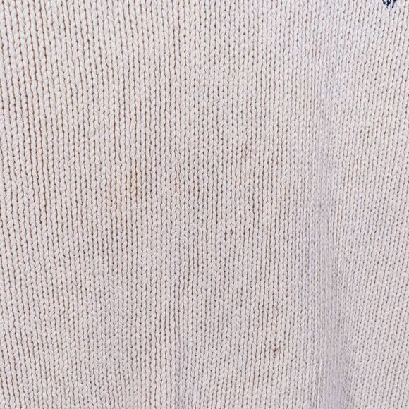 Polo Ralph Lauren Pony Vest Chunky Knit Small VTG 90s Preppy Classic - Picture 5 of 8